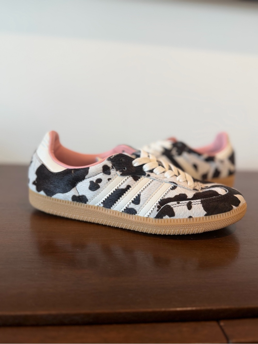 Adidas SAMBA OG 'Cow Print' Brown White Pink - Picture 3 of 13